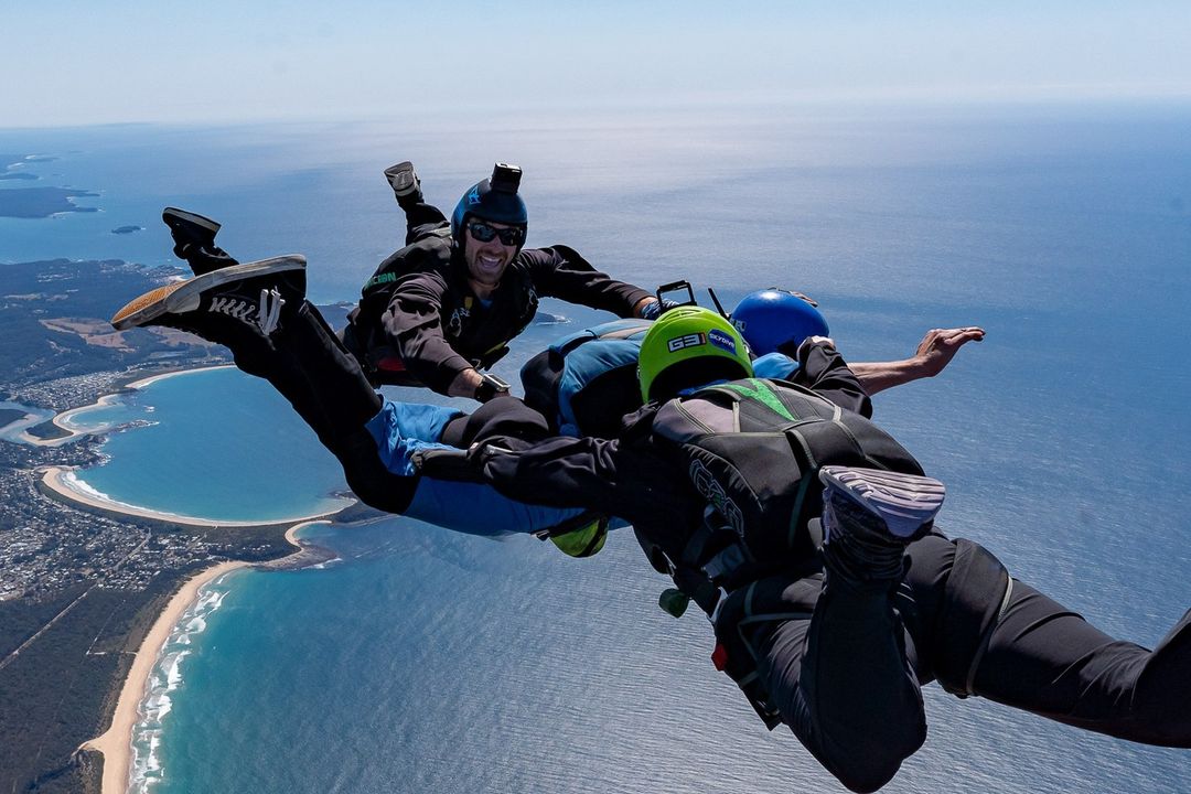 AFF Student at Skydive Oz by TBH Media