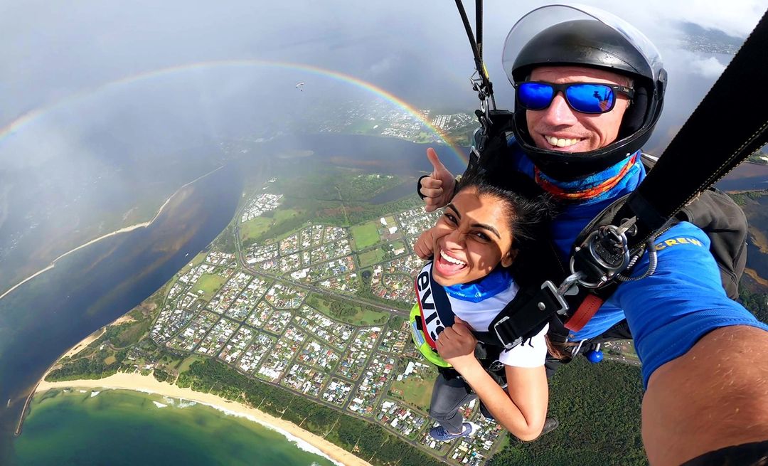 Skydive Australia Canopy Shot